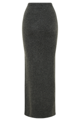 Elise Knit Maxi Skirt - Charcoal Marle